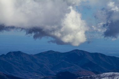 Mountains and clouds. Chile