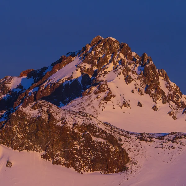 Tramonto in montagna. Cile — Foto Stock