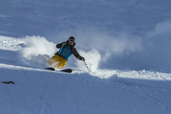 Freeride na Novém Zélandu — Stock fotografie