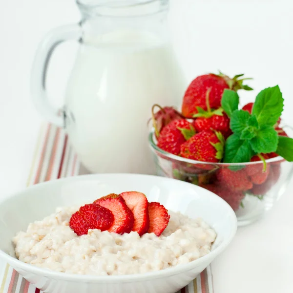 Farina d'avena Porridge — Foto Stock