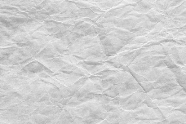 Arrière-plan en papier brut, vieille texture froissée blanche — Photo