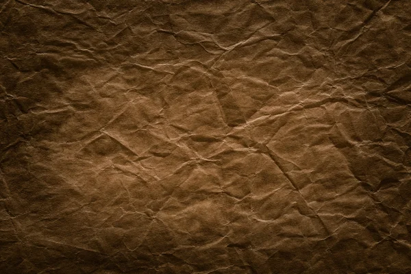 Fondo de papel duro, textura arrugada envejecida, página arrugada — Foto de Stock