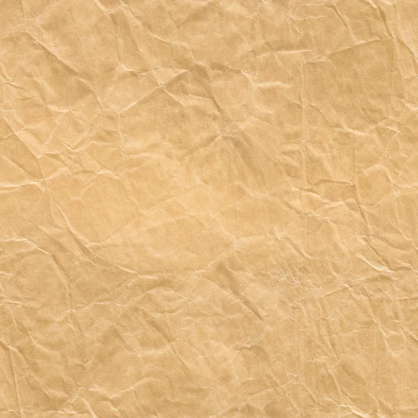 Inslagning papper sömlös textur, brun skrynklig Wrap bakgrund — Stockfoto