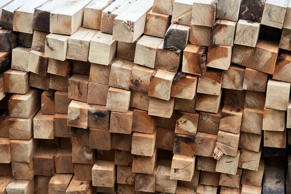 Construction timber logs — Stock Photo, Image