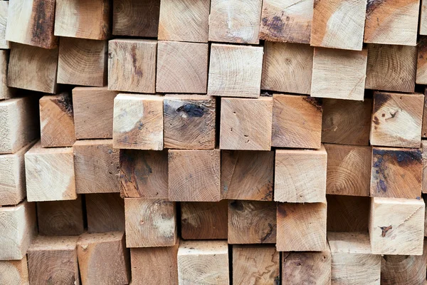 Construction timber logs Stock Photo