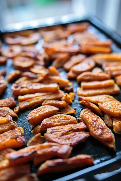 Batatas fritas doces — Fotografia de Stock