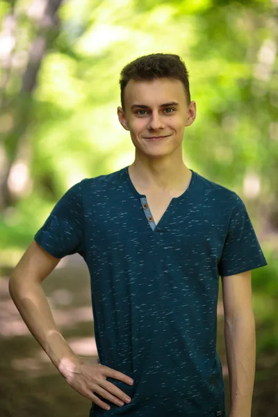 Teenage boy posing — Stock Photo, Image