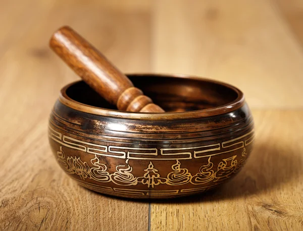 Old tibetan bowl — Stock Photo, Image