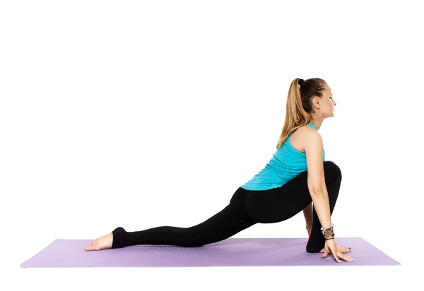 Insegnante di yoga praticare yoga — Foto Stock