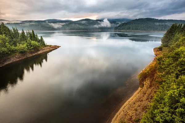 Lake Oasa gün batımında — Stok fotoğraf