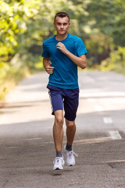 Young man running — Stock Photo, Image