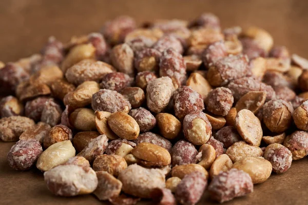 Oven Gebakken Pinda Huid Zwaar Gezouten — Stockfoto