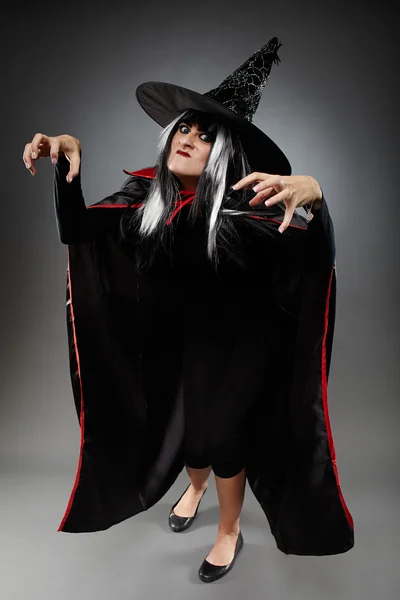 Witch full length shot — Stock Photo, Image