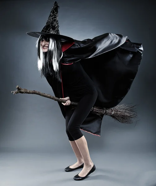 Witch full length shot — Stock Photo, Image