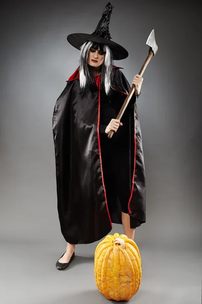 Witch full length shot — Stock Photo, Image