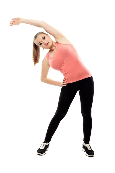 Warm up en stretching — Stockfoto