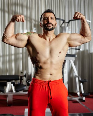 Vücut geliştirme erkek modeli