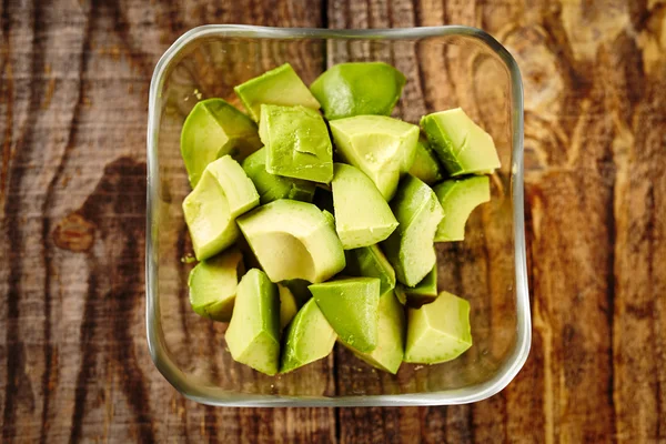 Avocado gehakt — Stockfoto