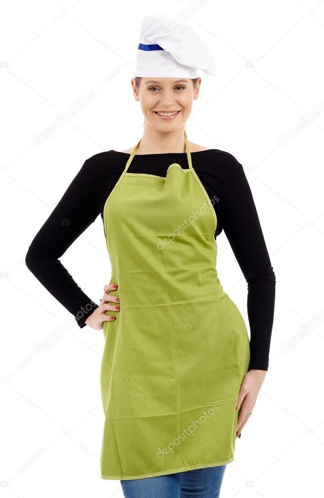 Young woman cook