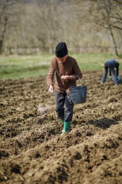 Komuta sizde gübre yayılan