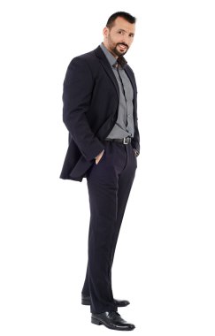 iyi görünümlü işadamı duran