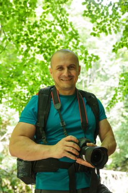 Turistik bir iz kamera ile