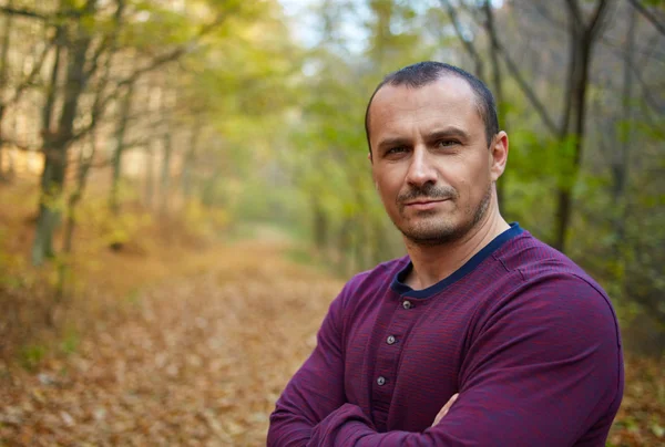 Handsome caucasian man in his 40s — Stock Photo, Image