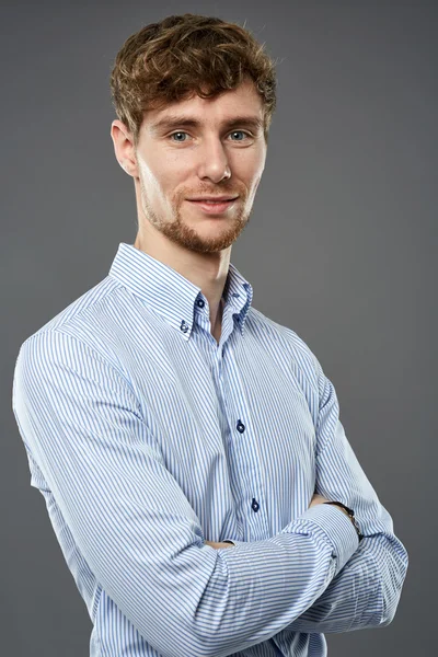 Bonito retrato de homem de negócios — Fotografia de Stock