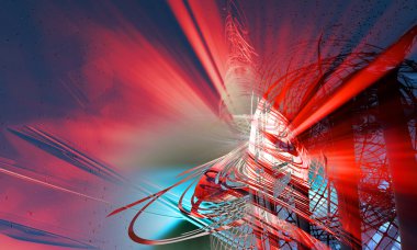 abstracte technologie explosie achtergrond
