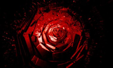 Kırmızı patlama arka plan