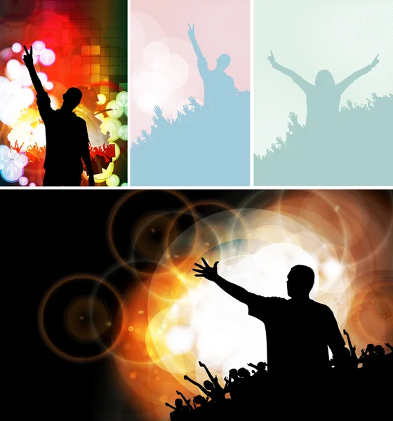 Music party illustration — Stock Photo, Image