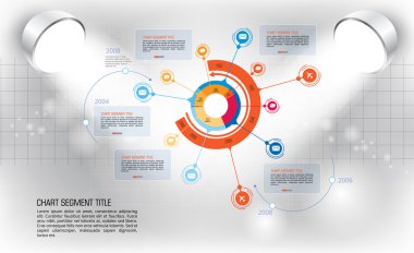 resimde Infographic şablonu