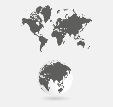 Dünya haritası arkaplanı