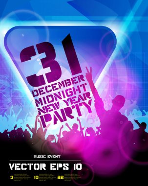 Parti poster illüstrasyon