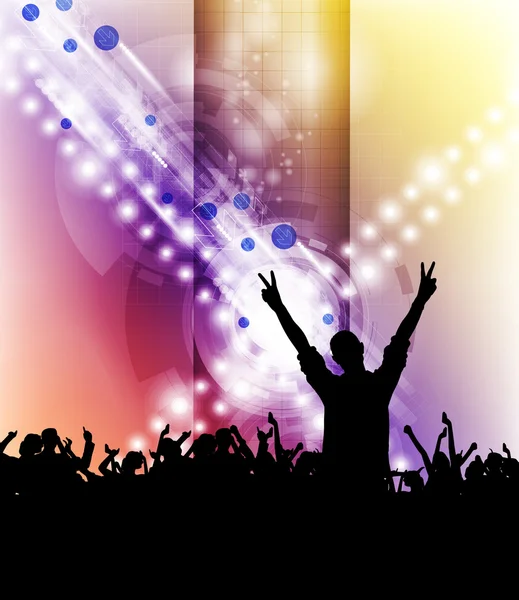 Ilustração do cartaz do concerto — Vetor de Stock