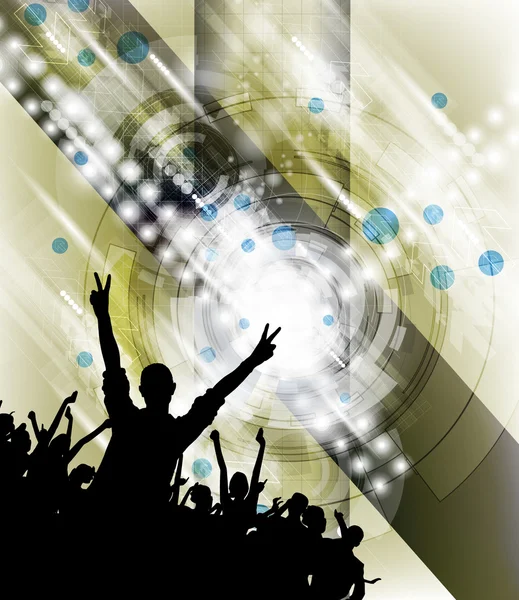 Concert poster illustratie — Stockvector