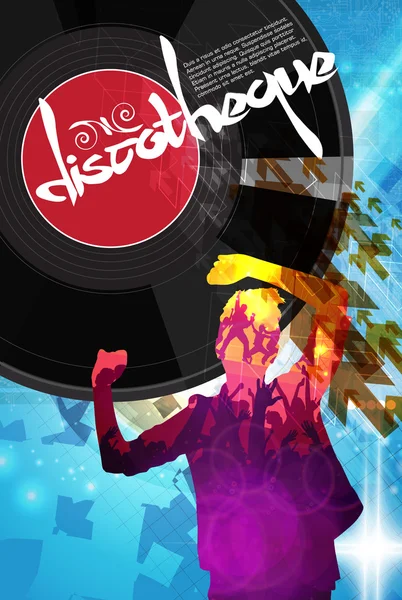 Concert poster illustratie — Stockvector