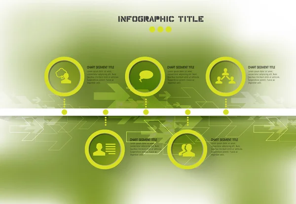 Modèle d'infographie d'entreprise — Image vectorielle