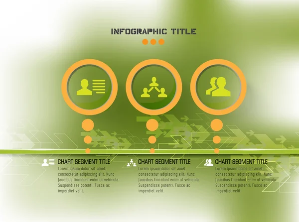 Modelo de infográficos de negócios — Vetor de Stock