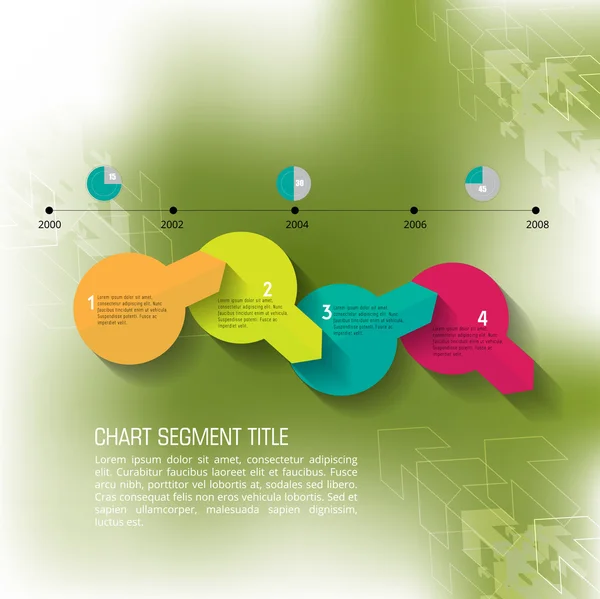 Hintergrund der Infografik-Vorlage — Stockvektor