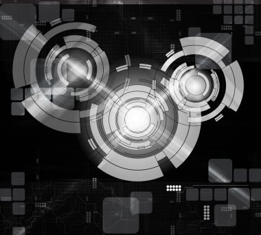 Arka plan teknoloji soyut tasarım