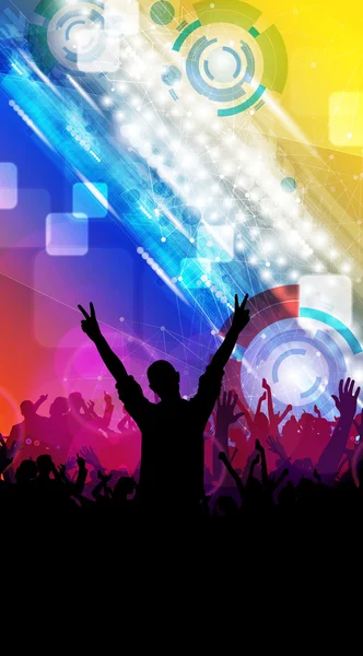 Clubbing party holiday background — Stock Photo, Image