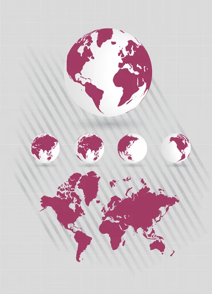 Mapa del mundo ilustración fondo — Foto de Stock