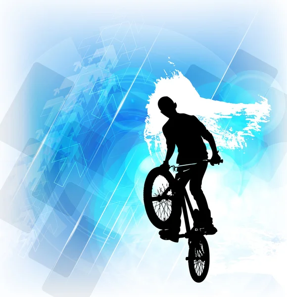 Sport bicycle illustration — Stock Photo, Image