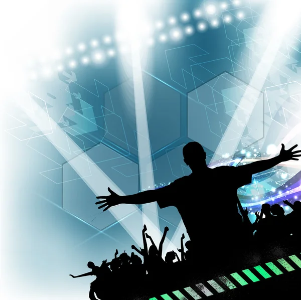 Concert music party illustration — Stock Photo, Image