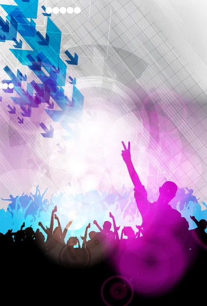 Clubbing party holiday background — Stock Photo, Image