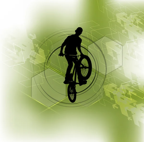 Sport bicycle illustration — Stock Photo, Image