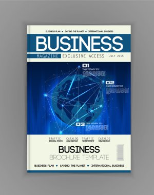 Dergi kapak şablonu