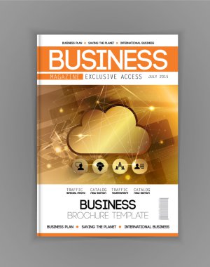 Dergi kapak şablonu