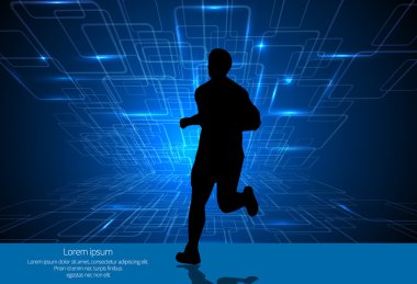 Spor Çalıştırıcısı illüstrasyon